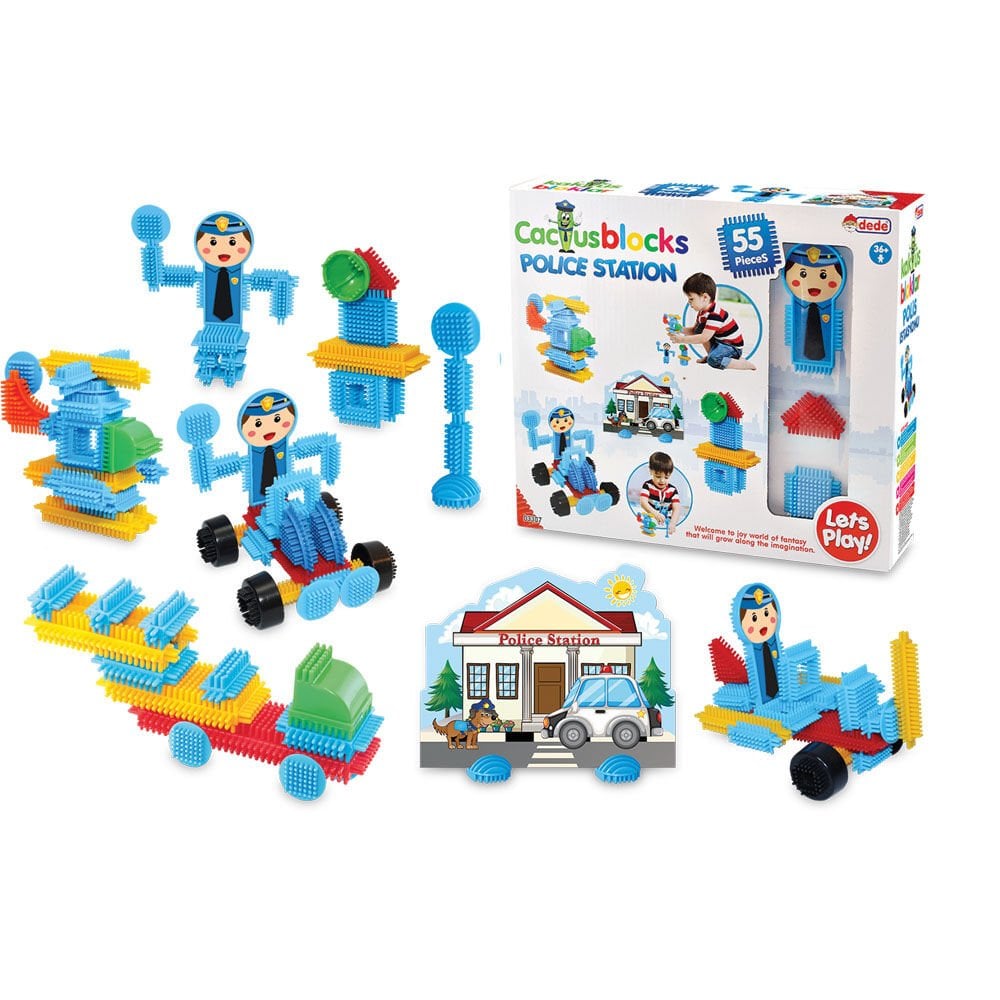 KAKTÜS BLOKLAR POLİS 55 PARÇA