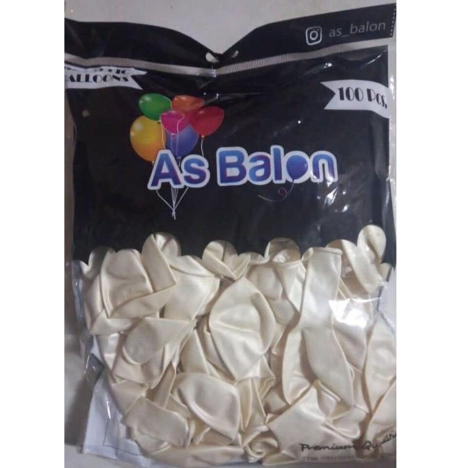 METALİK BALON BEYAZ