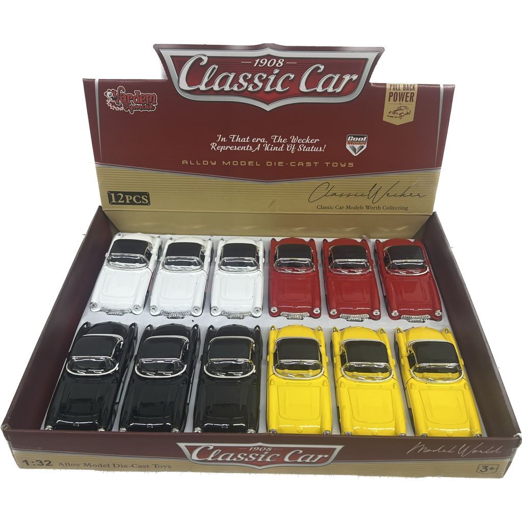 DİSPLAYDE ÇEKBIRAK KLASİK METAL ARABA PK:12 KL.144