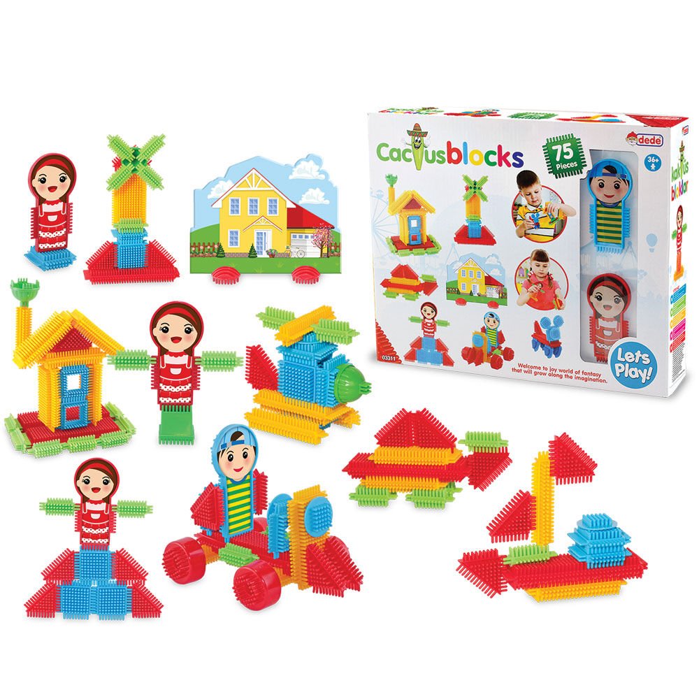 KAKTÜS BLOKLAR 75 PARÇA KL.16