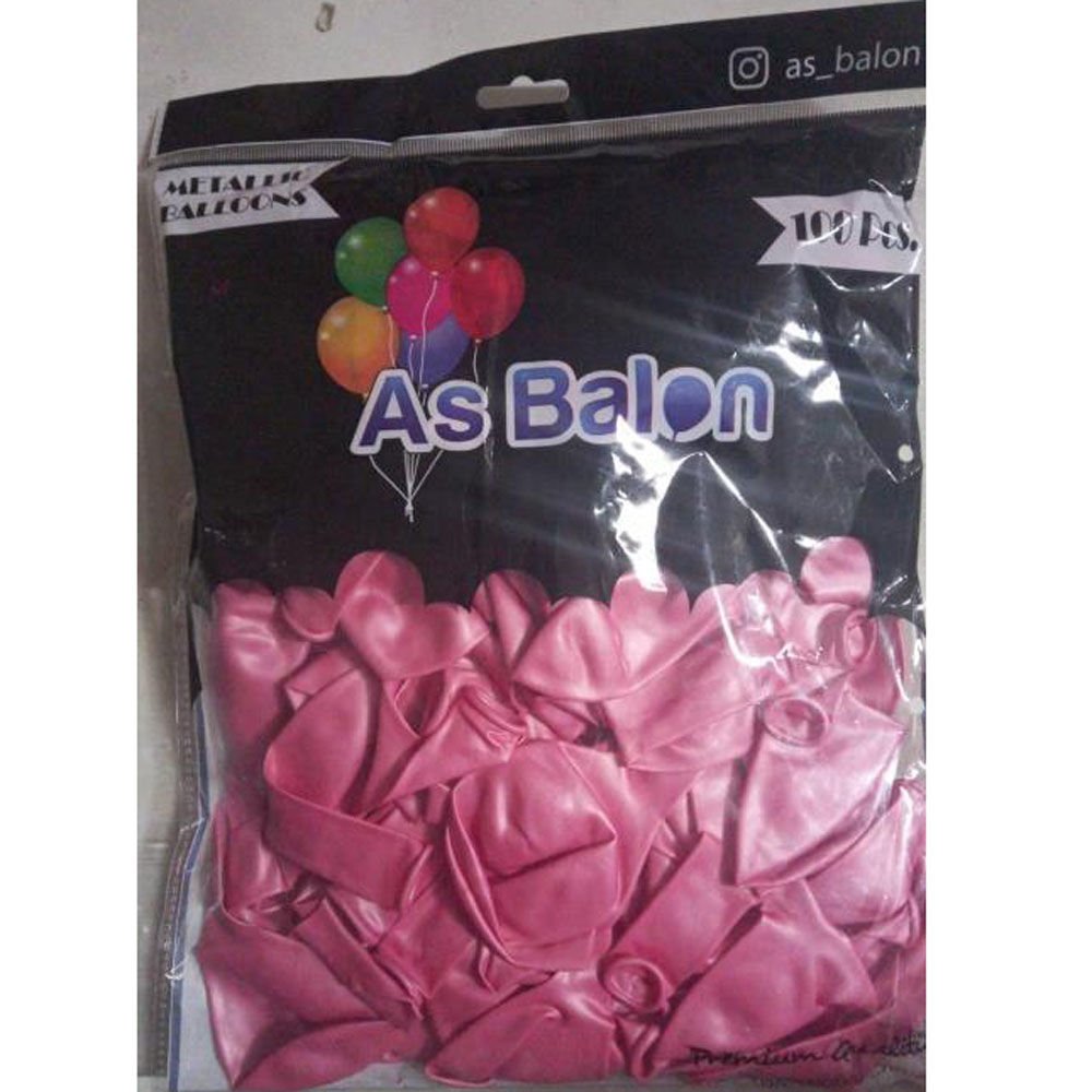 METALİK BALON PEMBE