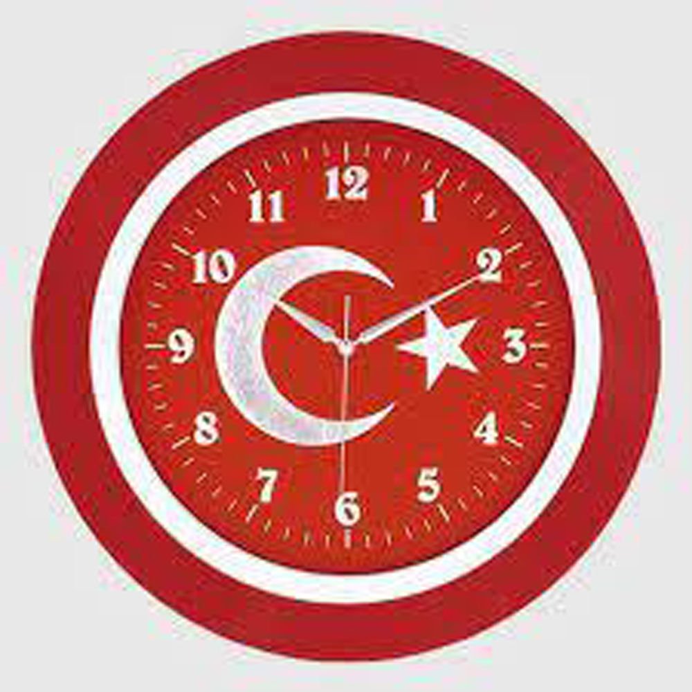 GALAXY BAYRAK DUVAR SAATİ