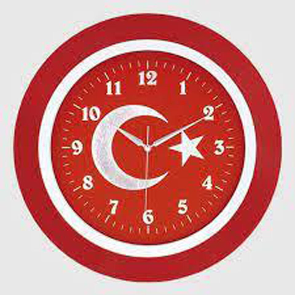 GALAXY BAYRAK DUVAR SAATİ