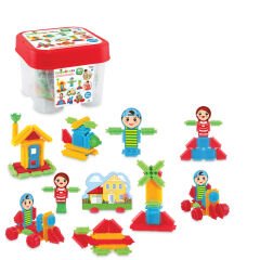 KAKTÜS BLOKLAR KOVA 80 PARÇA KL.12